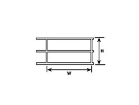 Krick PLASTRUCT HRS-4 Geländer 1:100 (2 Stück)...
