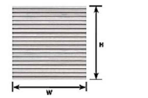 Krick PLASTRUCT Wellblech PS-11 1:100 (2 Stück) / 191509