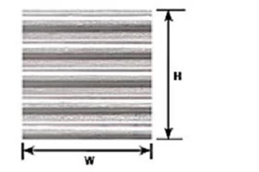 Krick PLASTRUCT Wellblech eckig PS-26 1:24(2Stk) / 191521