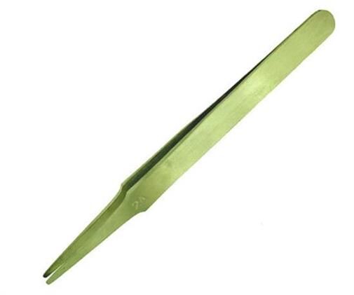 Krick EXCEL Pinzette Flachrundspitze 120 mm Edelstahl / 430417