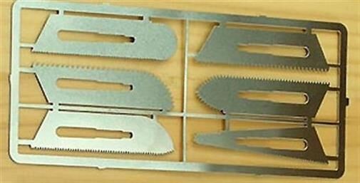 Krick MODELCRAFT Sägeklingen Set 6 Klingen f. Skalpell 492100/01 / 492106
