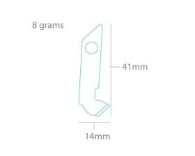 Krick MODELCRAFT Ersatzlingen f. Cutter Kunststoffgriff /...