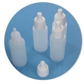 Krick MODELCRAFT Kunststoff-Flaschen mit Deckel 17 ml (4)...