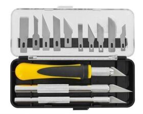 Krick MODELCRAFT Messerset #1+#2+#5 inkl. 13 Klingen /...