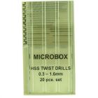 Krick MODELCRAFT Microbox Bohrer Set (20) 0.3-1.6mm / 493121