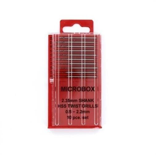 Krick MODELCRAFT Microbox Schaftbohrer Set (10) 0.5-2.2mm / 493123