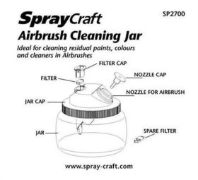 Krick SPRAYCRAFT Cleaning Pot für Airbrush Pistolen...