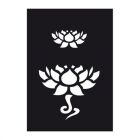 Krick SPRAYCRAFT Airbrush Schablone LOTUS / 493320