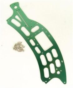 CEN Racing Seitliche Chassisplatte grün / 613875
