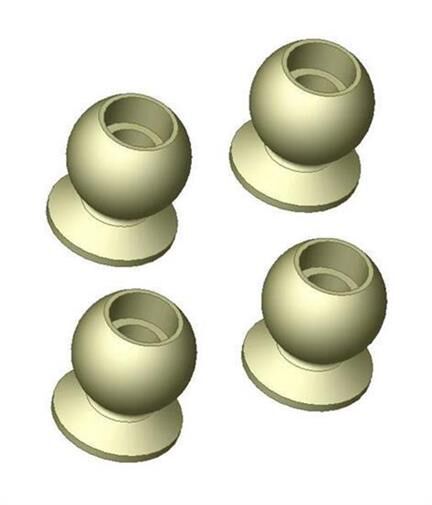 CEN Racing Tuning-Kugeln mit Bund Mini Madness / 614103