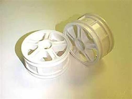 CEN Racing Felgen 5-Speichen weiß (2) / 618245