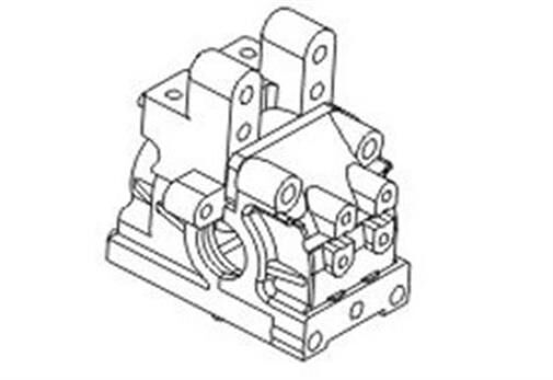Krick ZD RACING Getriebegehäuse vorne / hinten / 646013