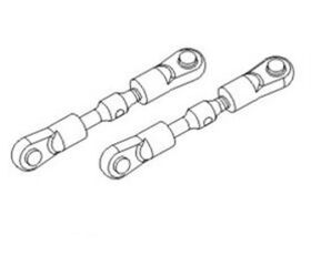 Krick ZD RACING Lenkgestänge kpl. (2) / 646050