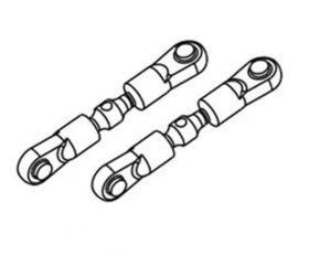 Krick ZD RACING Servogestänge kpl. (2) / 646051