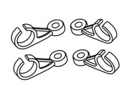 Krick ZD RACING Kabelführungen (4) / 646052