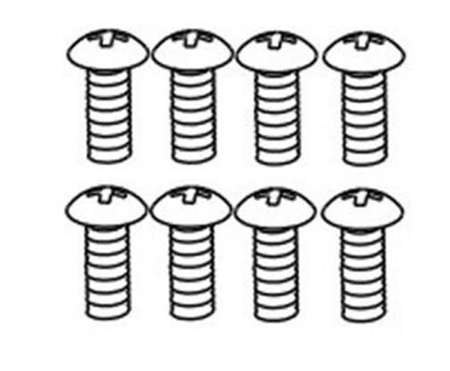 Krick ZD RACING Linsenkopfschraube M3x8 mm (8) / 646073