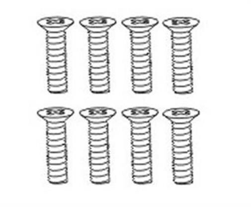 Krick ZD RACING Senkkopfschraube M2,6x8 mm (8) / 646085