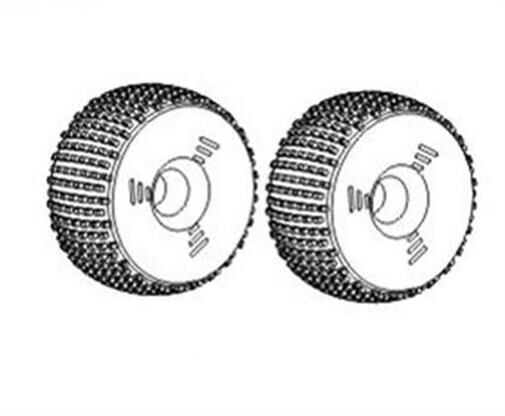 Krick ZD RACING Truggyreifen kpl. 1:16 (2) / 646114