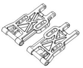 Krick ZD RACING Hintere Querlenkler unten Aluminium (2) /...