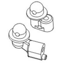 Krick ZD RACING Karosseriehalterung Aluminium Buggy (Set)...