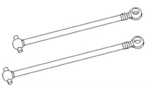 Krick ZD RACING CVD Antriebswelle mitte Satz / 648017