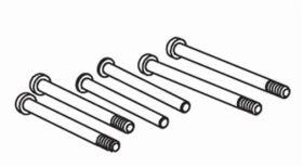 Krick ZD RACING Querlenkerstifte kurz (Satz) / 648055