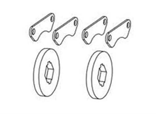 Krick ZD RACING Bremsscheiben mit Bremsplatten (Satz) / 648131
