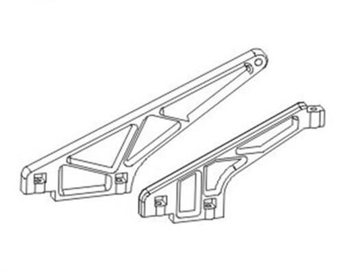 Krick ZD RACING Abstützungen vorne /hinten / 648133