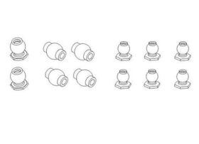 Krick ZD RACING Kugelkopfsatz kpl. ECO Buggy / 648141