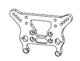 Krick ZD RACING Vordere Stoßdämpferplatte /...