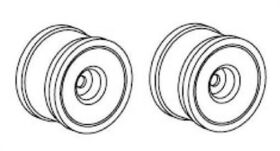 Krick ZD RACING Felgen Truggy gelb 1:8 (Paar) / 648301