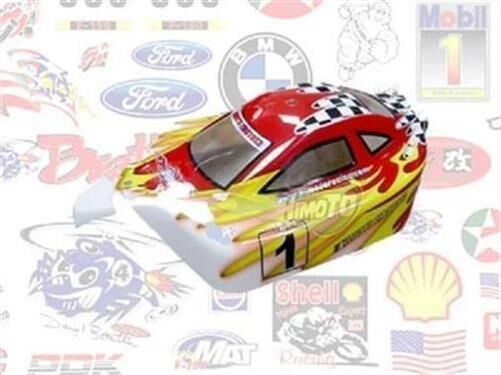 Krick HIMOTO Karosserie Buggy rot/gelb 1:10 ZMOTO / 650575