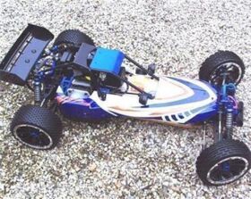 Krick HIMOTO Karosserie Raptor 1:5 blau/weiß / 650681