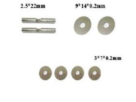 Krick HIMOTO Differentialwellen + Passscheiben Satz / 654753