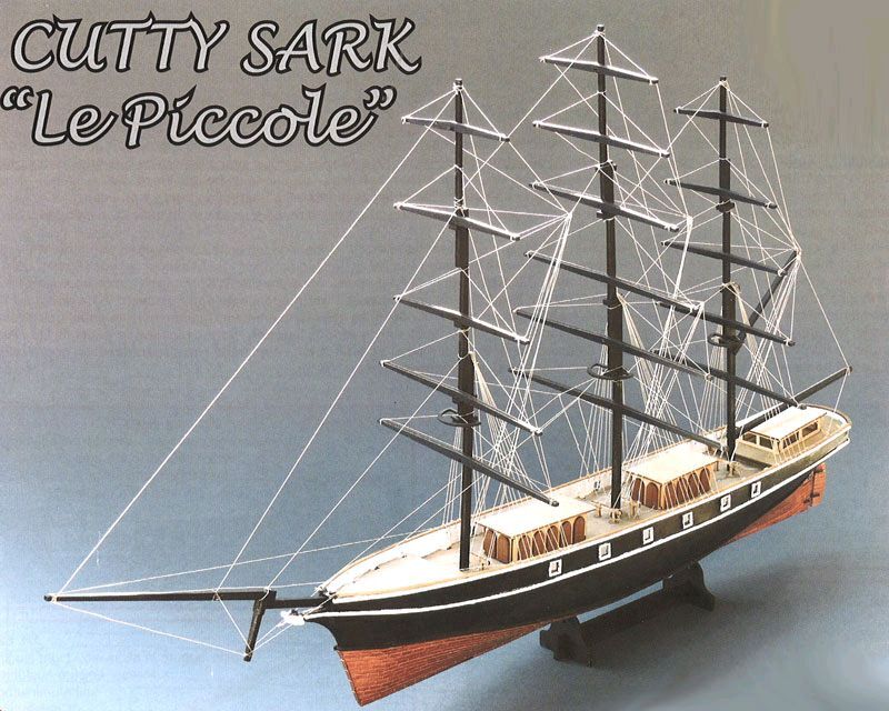 Mantua Cutty Sark Le Piccole" Standmodell Holzbausatz" / 800612