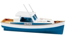 Krick MANTUA Polizeiboot Standmodell Baukasten / 800700
