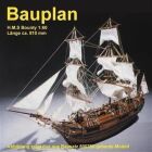 Krick MANTUA Bauplan HMS Bounty / 800954