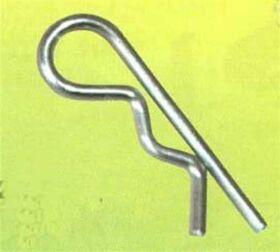 Krick MANTUA Karosseriesplinte 36 mm silber (10) / 820259