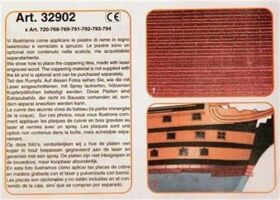 Krick Kupferplattenimitat gelasert 1:200 / 832902