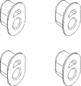 Krick IRC Racing Distanzstücke (4) / 850713