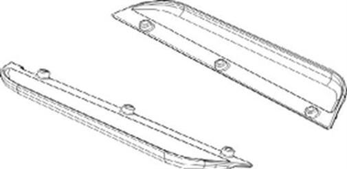 Krick IRC Racing Seitlicher Spritzschutz (Satz) / 850715