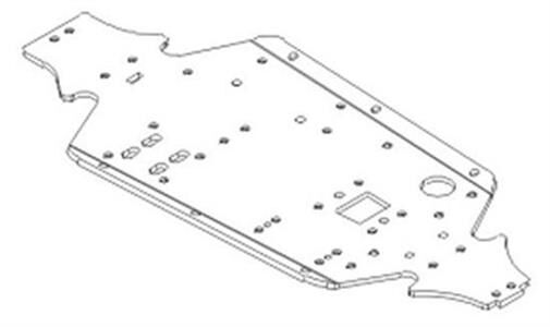 Krick IRC Racing Chassis Alu Vulcan / 850746