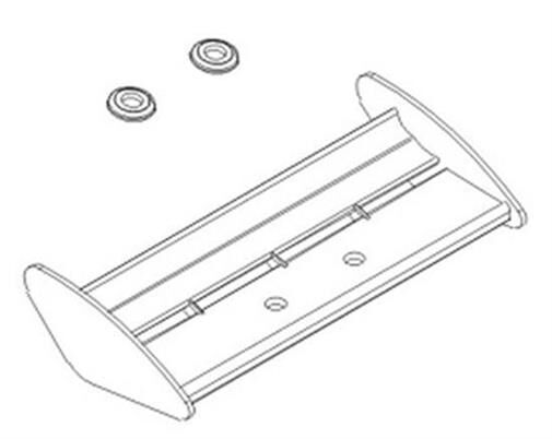Krick IRC Racing Heckflügel 1:16 / 850777