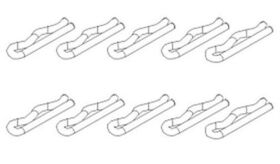 Krick IRC Racing Karosserieklammern A (10) / 850781