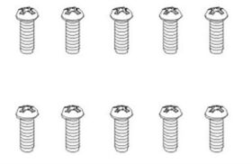 Krick IRC Racing Schrauben BT 2,6x6 BH weiß (10) /...