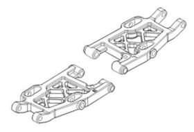 Krick IRC Racing Querlenker unten heck Vulcan / 850831