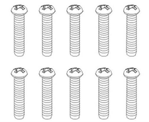 Krick IRC Racing Schrauben BM 3x17 FH (10) / 850839