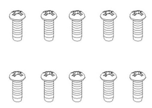 Krick IRC Racing Schrauben BM 2,5x10 BH (10) / 850847