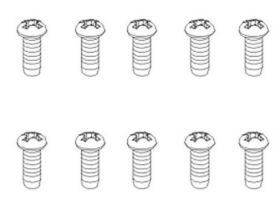 Krick IRC Racing Schrauben BM 2,5x10 BH (10) / 850847