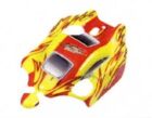 Krick IRC Racing Karosserie Vulcan gelb/rot / 850950